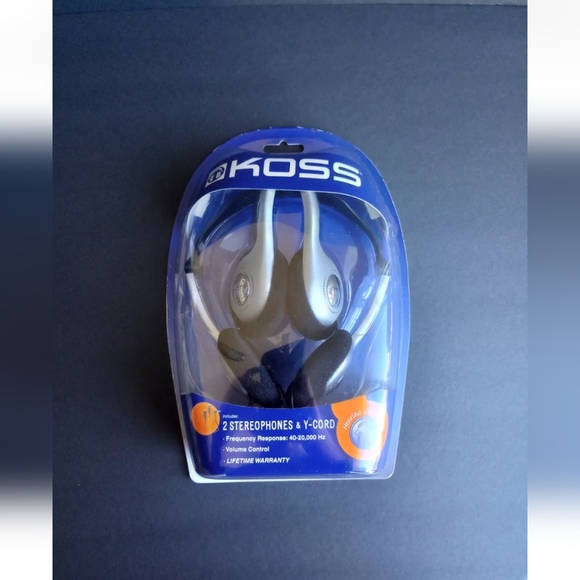 Rare Vintage Koss Collapsible 2 Stereo Headphones - Sealed KTX16 See Description - Picture 1 of 10